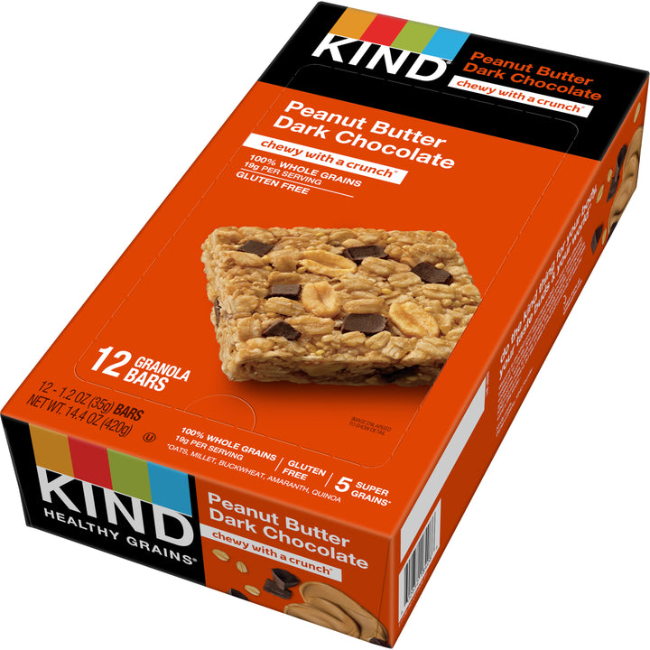 Kind Healthy Snacks Healthy Snacks Peanut Butter & Dark Chocolate Snack Bar-1.2 oz.-12/Box-6/Case