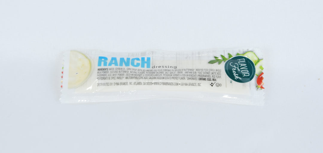 Flavor Fresh Ranch Pouch Dressing Single Serve-12 Gram-200/Case