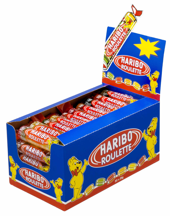 Haribo Roulette Box Gummy Candy-0.875 oz.-36/Box-12/Case