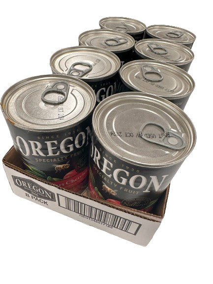 Oregon Fruit Product Pitted Red Tart Cherries-14.5 oz.-8/Case