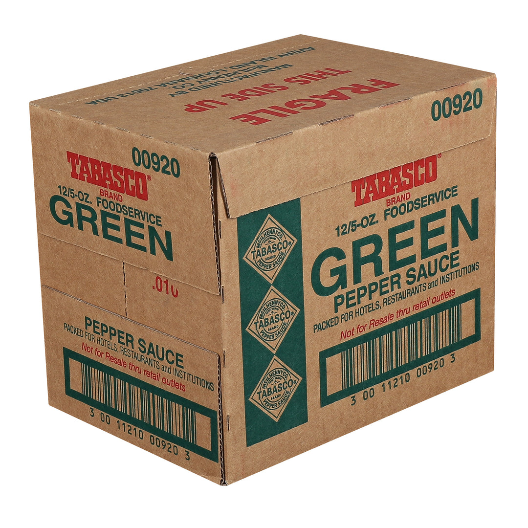 Tabasco Green Pepper Hot Sauce Bottle-5 fl oz.-12/Case