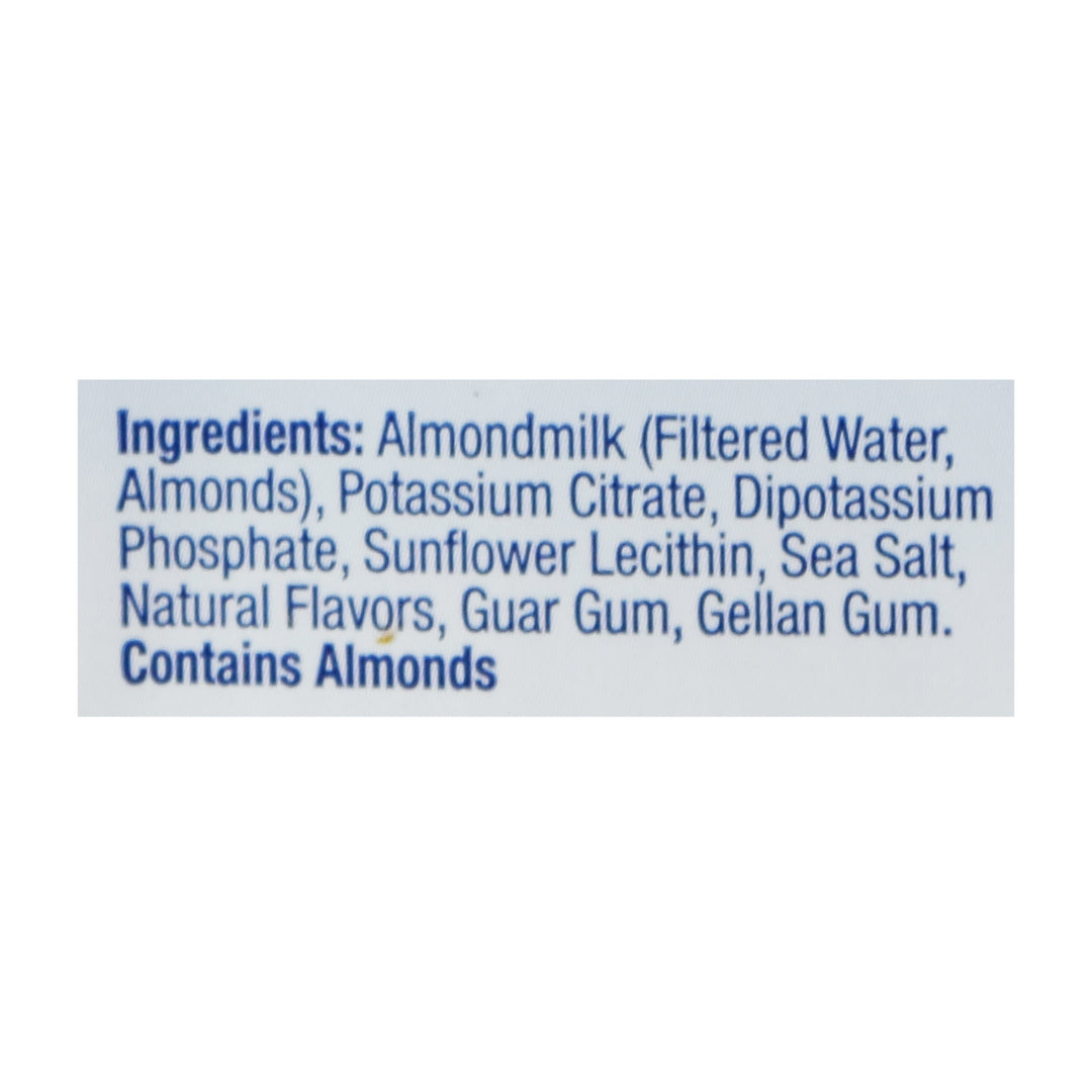Almond Breeze Unsweetened Original Barista Blend Almond Milk-32 oz.-12/Case