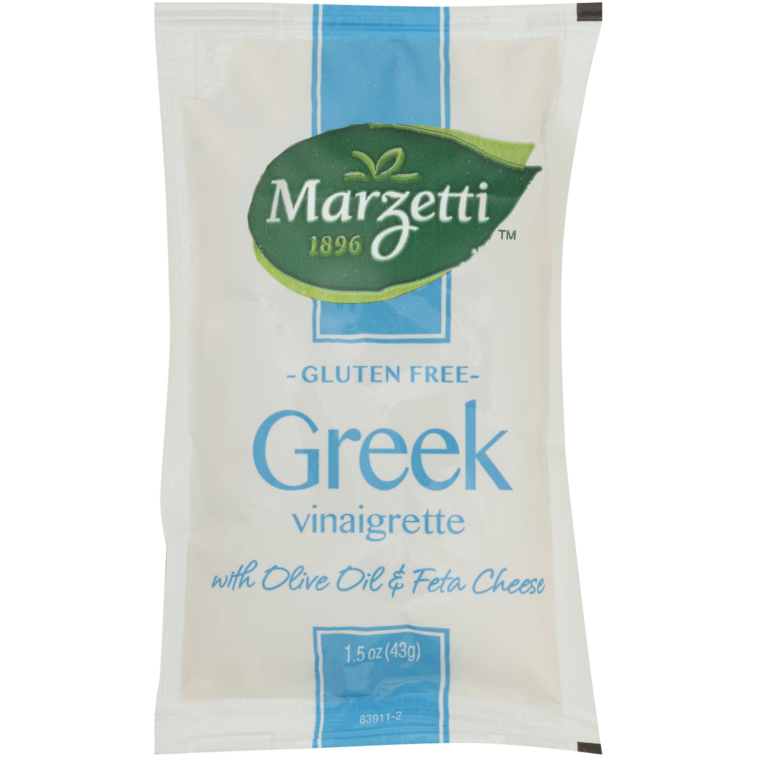 Marzetti Greek With Olive Oil And Feta Cheese Dressing Single Serve-1.5 oz.-60/Case