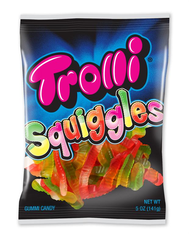 Trolli Squiggles Gummy Candy-5 oz.-12/Case