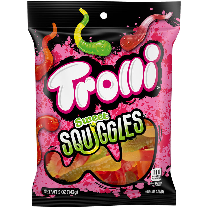 Trolli Squiggles Gummy Candy-5 oz.-12/Case