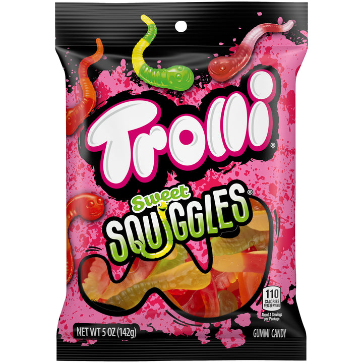 Trolli Squiggles Gummy Candy-5 oz.-12/Case