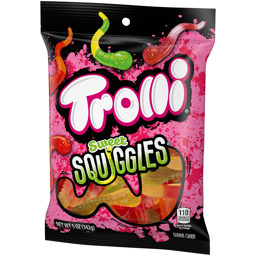 Trolli Squiggles Gummy Candy-5 oz.-12/Case
