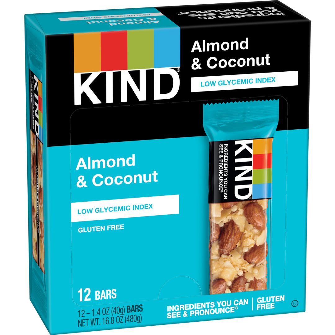 Kind Healthy Snacks Bar Almond Coconut Barx-1.4 oz.-12/Box-6/Case