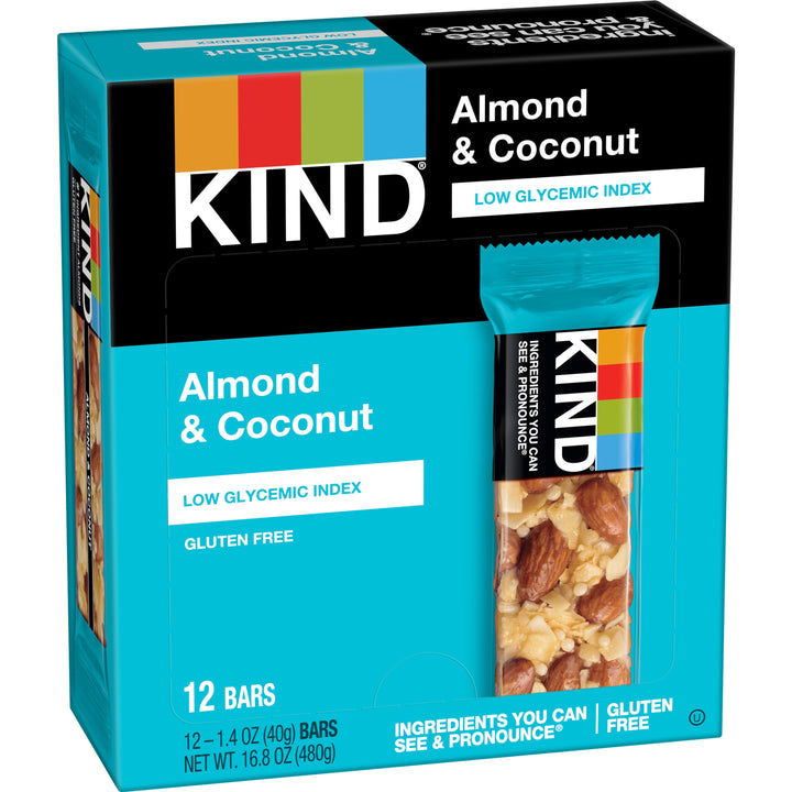 Kind Healthy Snacks Bar Almond Coconut Barx-1.4 oz.-12/Box-6/Case