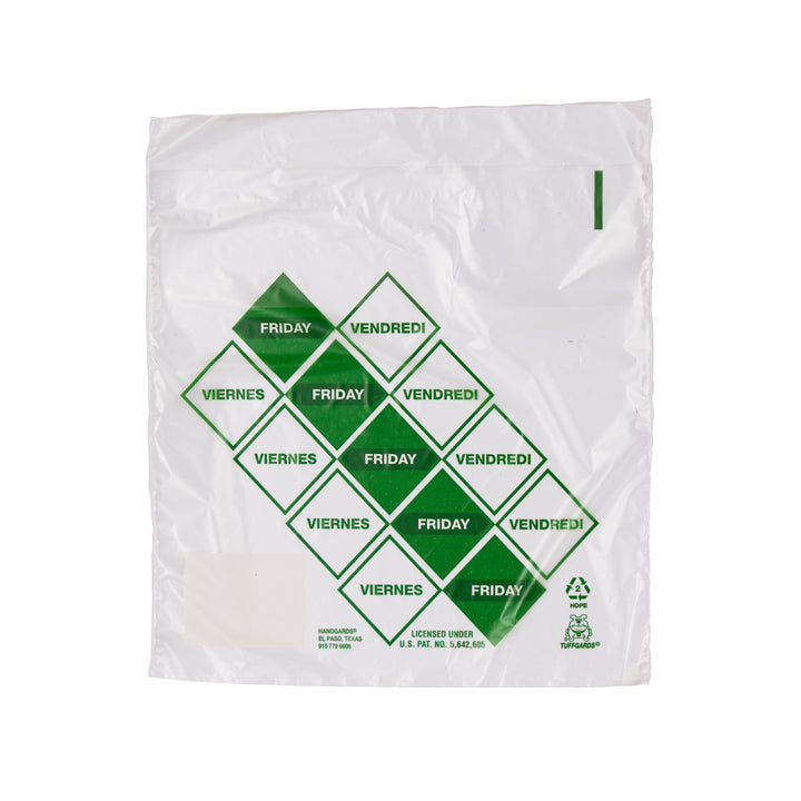 Tuffgards 2M High Density Green Friday Preportioning Bag-2000 Each-2000/Box-1/Case