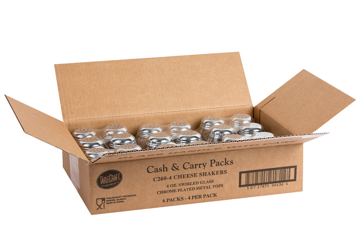 Tablecraft 6 oz. Cheese Shaker-4 Count-6/Case