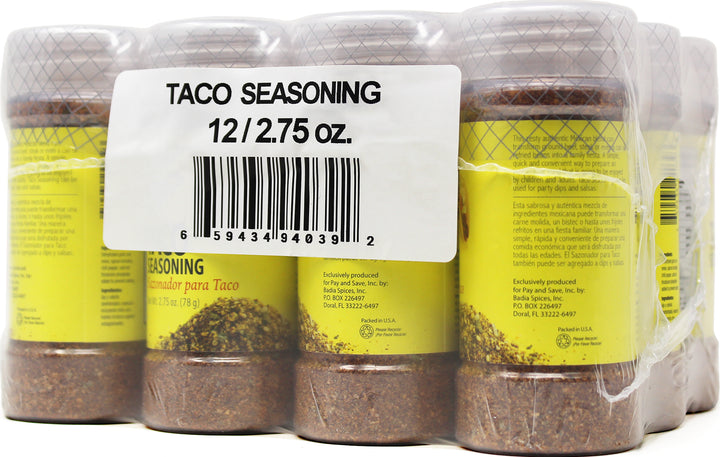 Lowes Taco Seasoning-2.75 oz.-12/Case