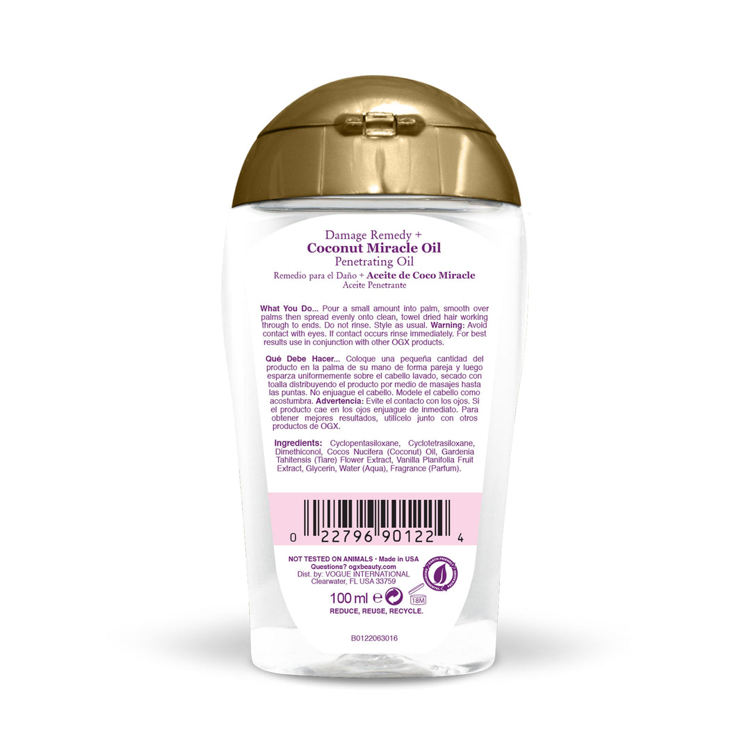 OGX Coconut Penetrating Oil-100 Milliliter-6/Case