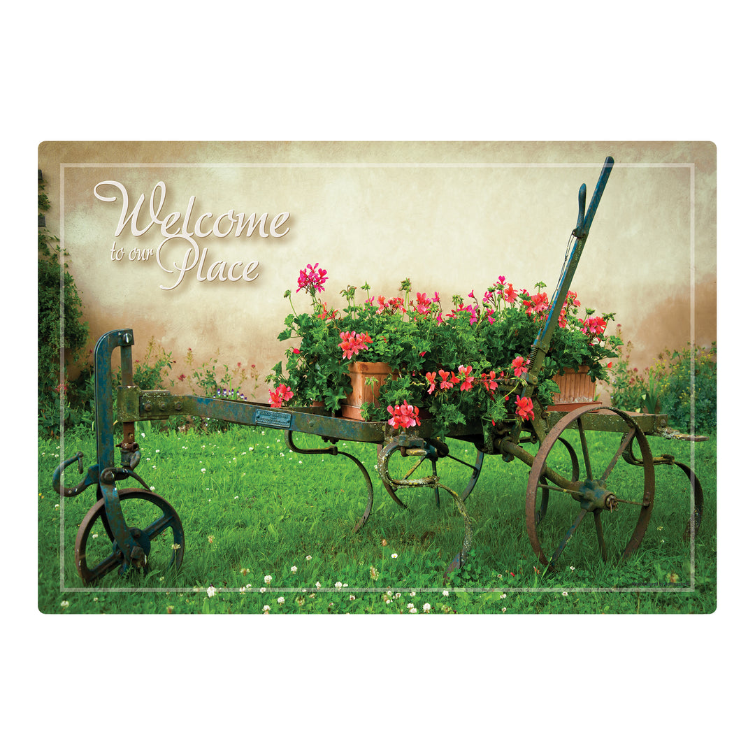 Hoffmaster Placemat "Welcome To Our Place" 9.75X14-1000 Each-1/Case