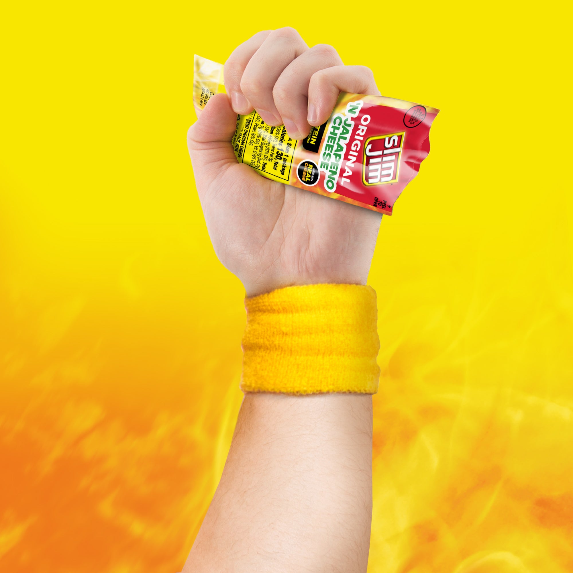 Slim Jim Cheese Jalapeno-1.15 oz.-14/Box-6/Case MPN# 2620014160