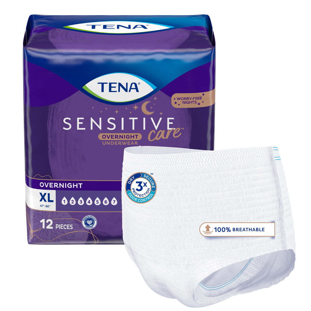 Serenity Tena Overnight Extra Large Underwear 4/12 Cnt.