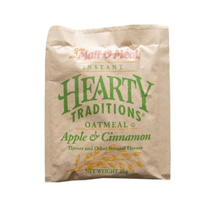 Malt O Meal Hearty Traditons Instand Apple & Cinnamon Oatmeal-1.23 oz.-200/Case