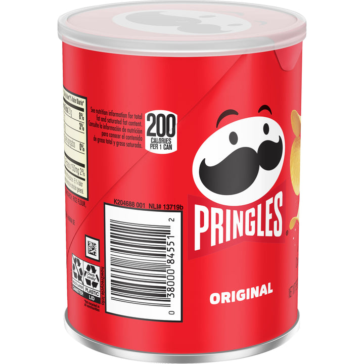 Pringles Original Potato Crisp-36 Count-1/Case