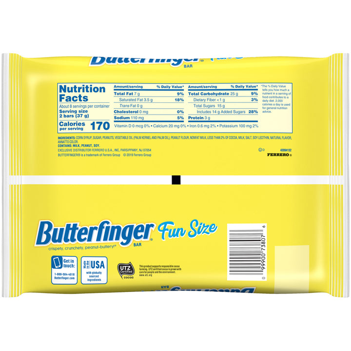 Butterfinger Fun Size-10.2 oz.-12/Case