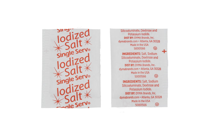 Single Serv Salt Packets Flat-0.75 Gram-3000/Case