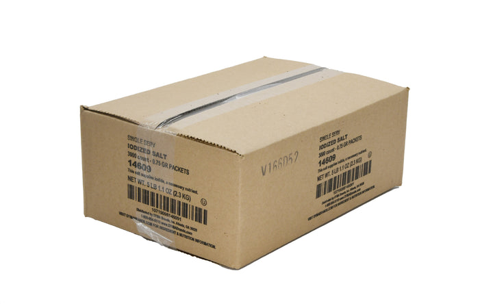 Single Serv Salt Packets Flat-0.75 Gram-3000/Case