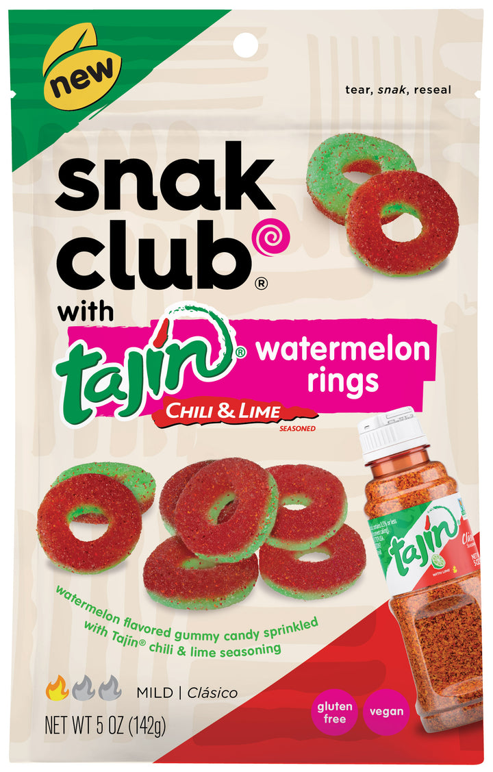 Snak Club Tajin Watermelon Rings-5 oz.-6/Case