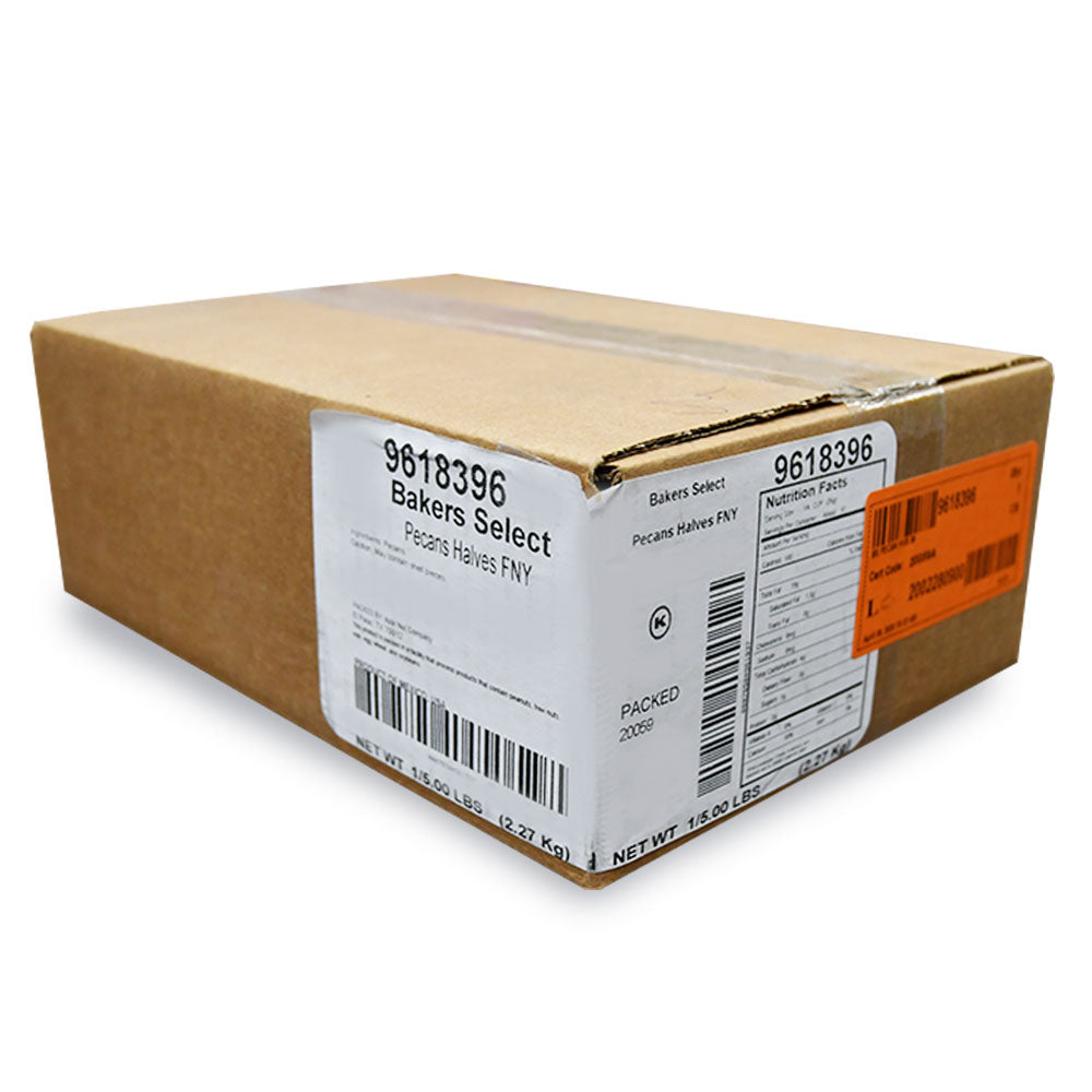 Baker's Select Pecan Halves Fancy-5 lb.-1/Case