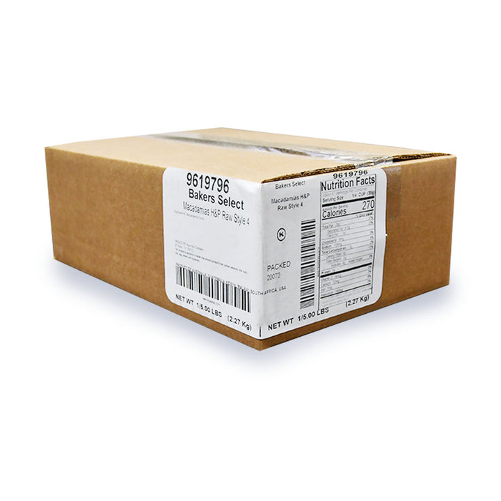 Baker's Macadamia Nut Halves & Pieces Raw-5 lb.-1/Case