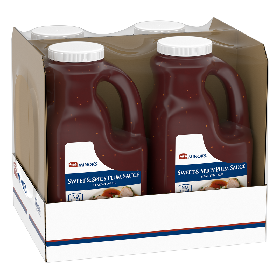 Minor's Ready To Use Sweet And Spicy Plum Sauce-0.5 Gallon-4/Case