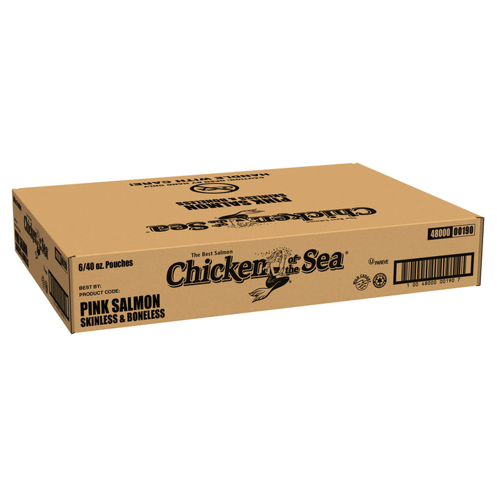 Chicken Of The Sea Skinless/Boneless Pink Salmon Pouch-40 oz.-6/Case