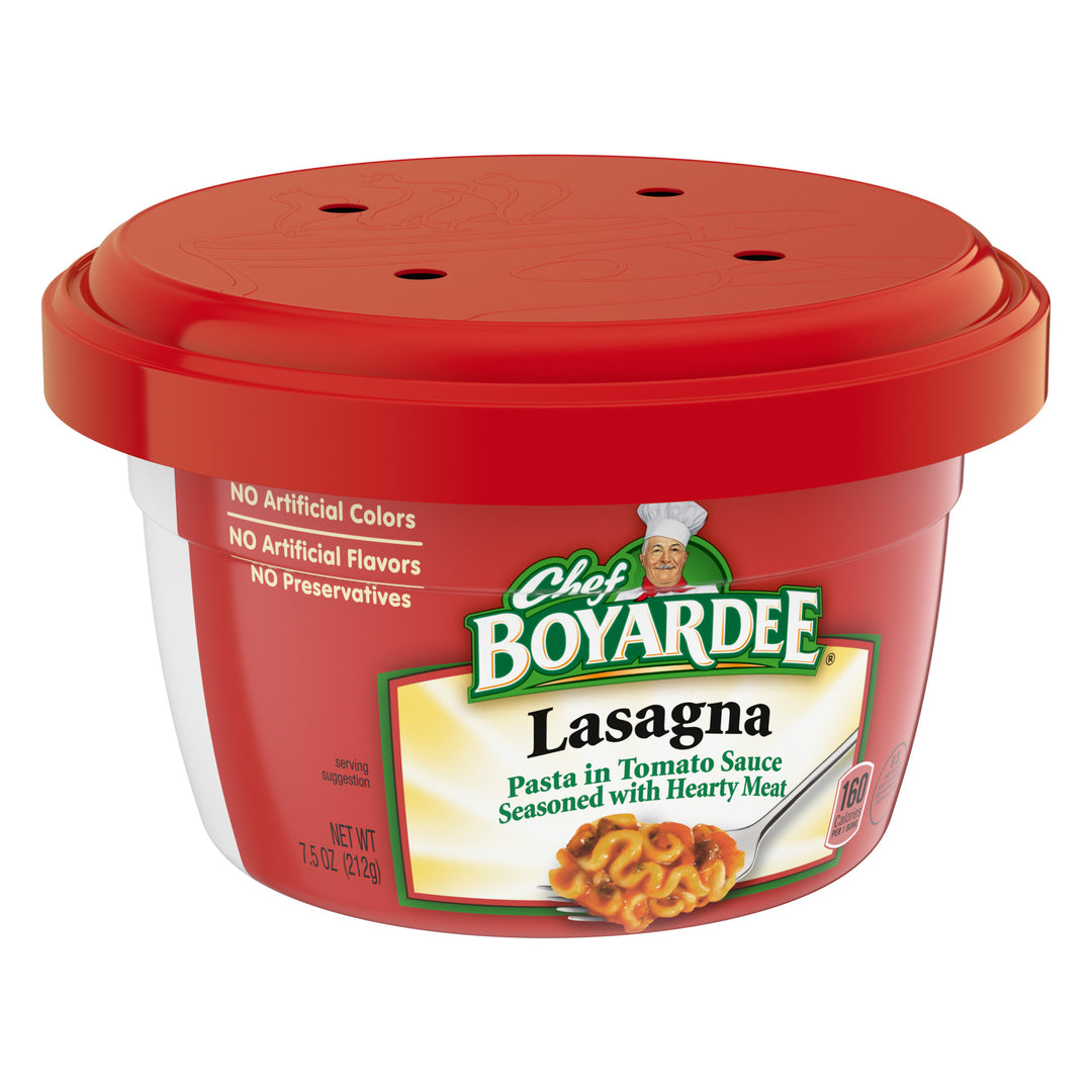 Chef Boyardee Lasagna & Beef Microwavable-7.5 oz.-12/Case