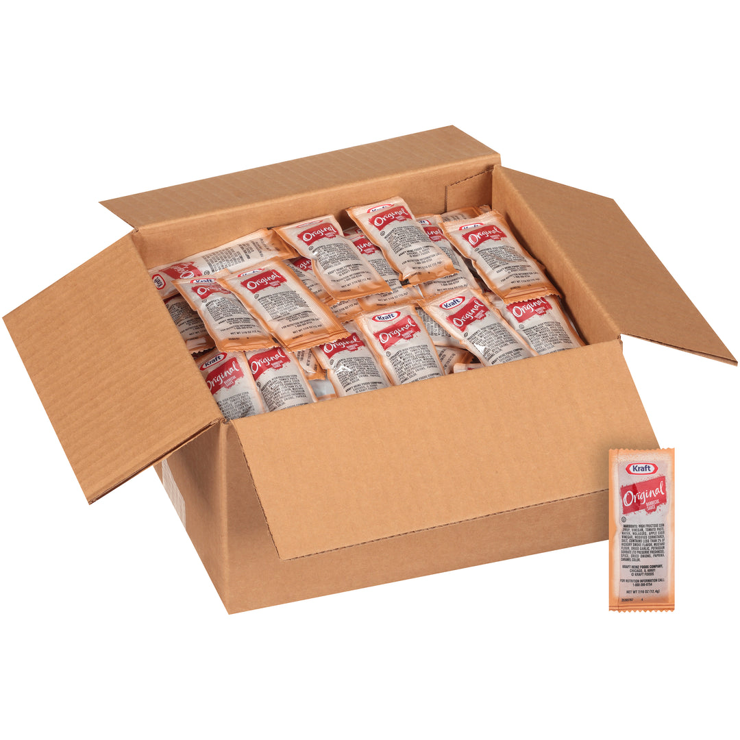 Kraft Barbecue Sauce Single Serve Packets-0.438 oz.-204/Case