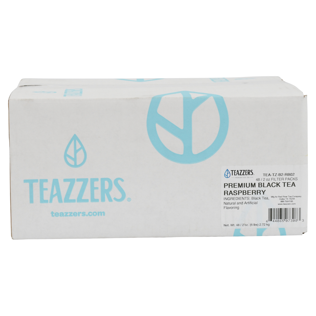 Teazzers Black Tea Raspberry Premium-2 oz.-48/Case