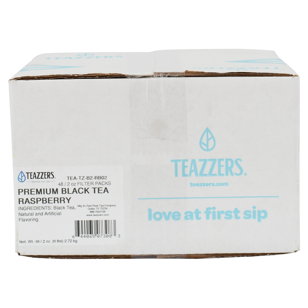 Teazzers Black Tea Raspberry Premium-2 oz.-48/Case