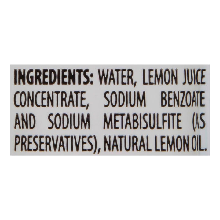 Portion Pac Realemon Lemon Juice-1.75 lb.-1/Case