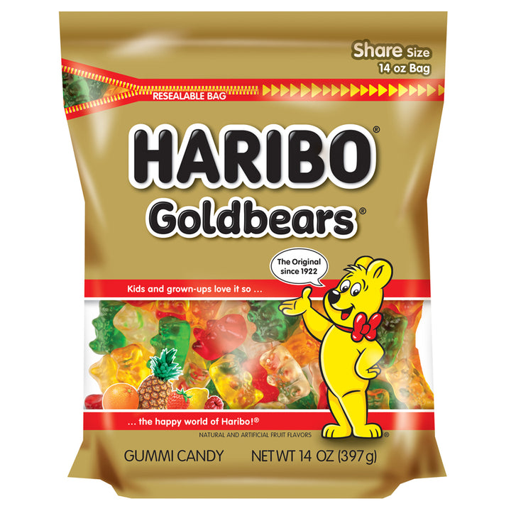 Haribo Goldbears Stand Up Bag-14 oz.-5/Case