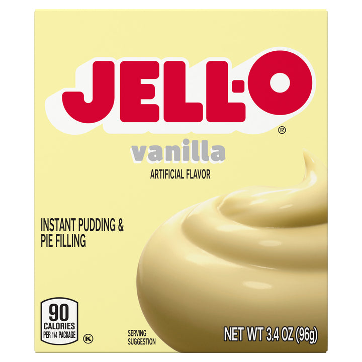 Jell-O Vanilla Flavored Instant Pudding Mix-3.4 oz.-24/Case