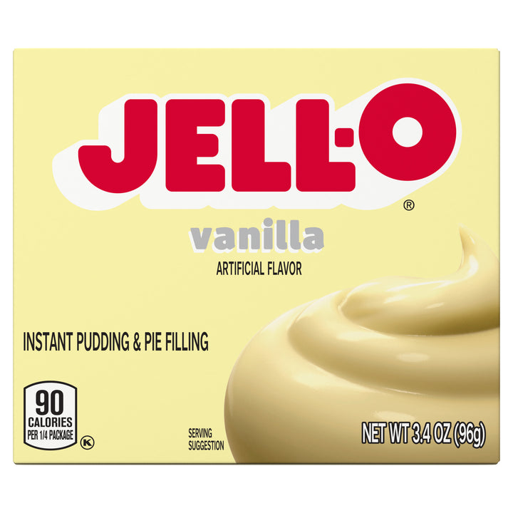 Jell-O Vanilla Flavored Instant Pudding Mix-3.4 oz.-24/Case