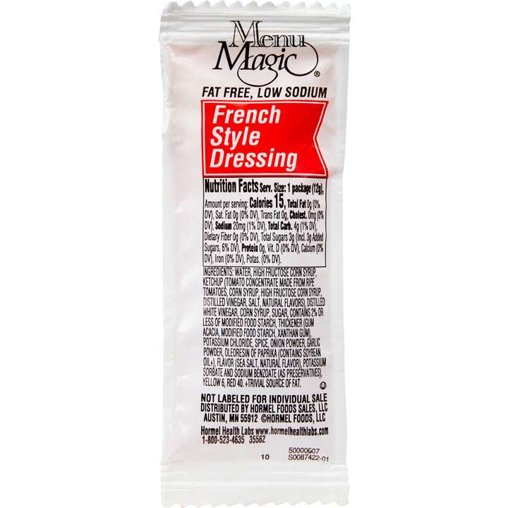 Menu Magic French Portion Pack Dressing Single Serve-200 Count-1/Case