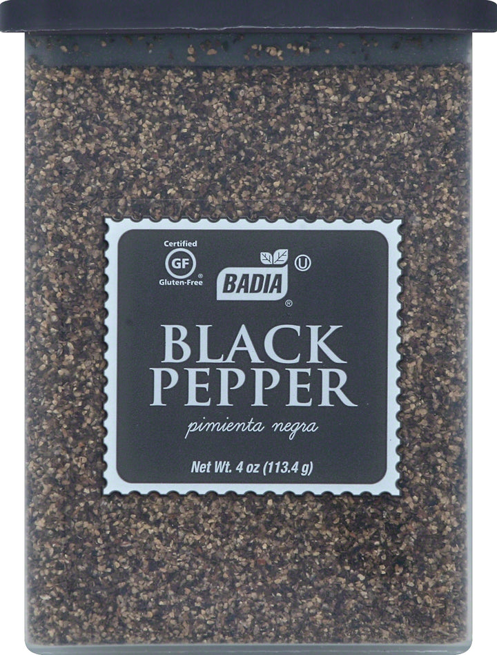 Badia Ground Black Pepper Cans-4 oz.-12/Case