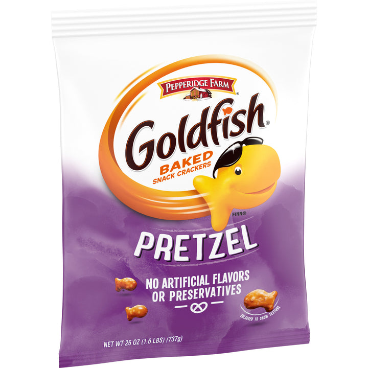 Pepperidge Farms Goldfish Pretzels Crackers-26 oz.-6/Case
