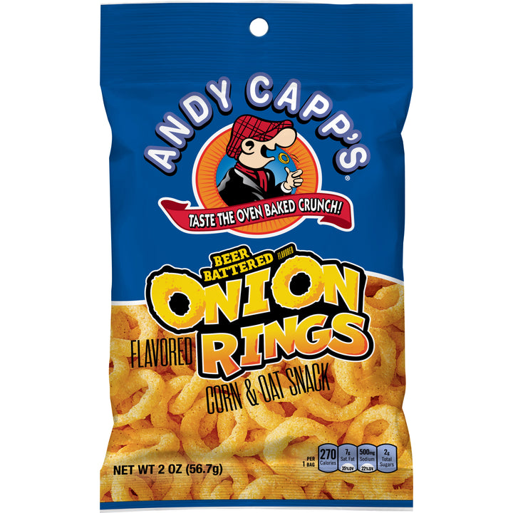 Andy Capp Beer Battered Onion Rings Baked-2 oz.-12/Case