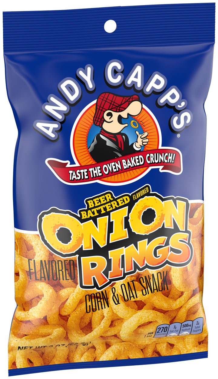 Andy Capp Beer Battered Onion Rings Baked-2 oz.-12/Case