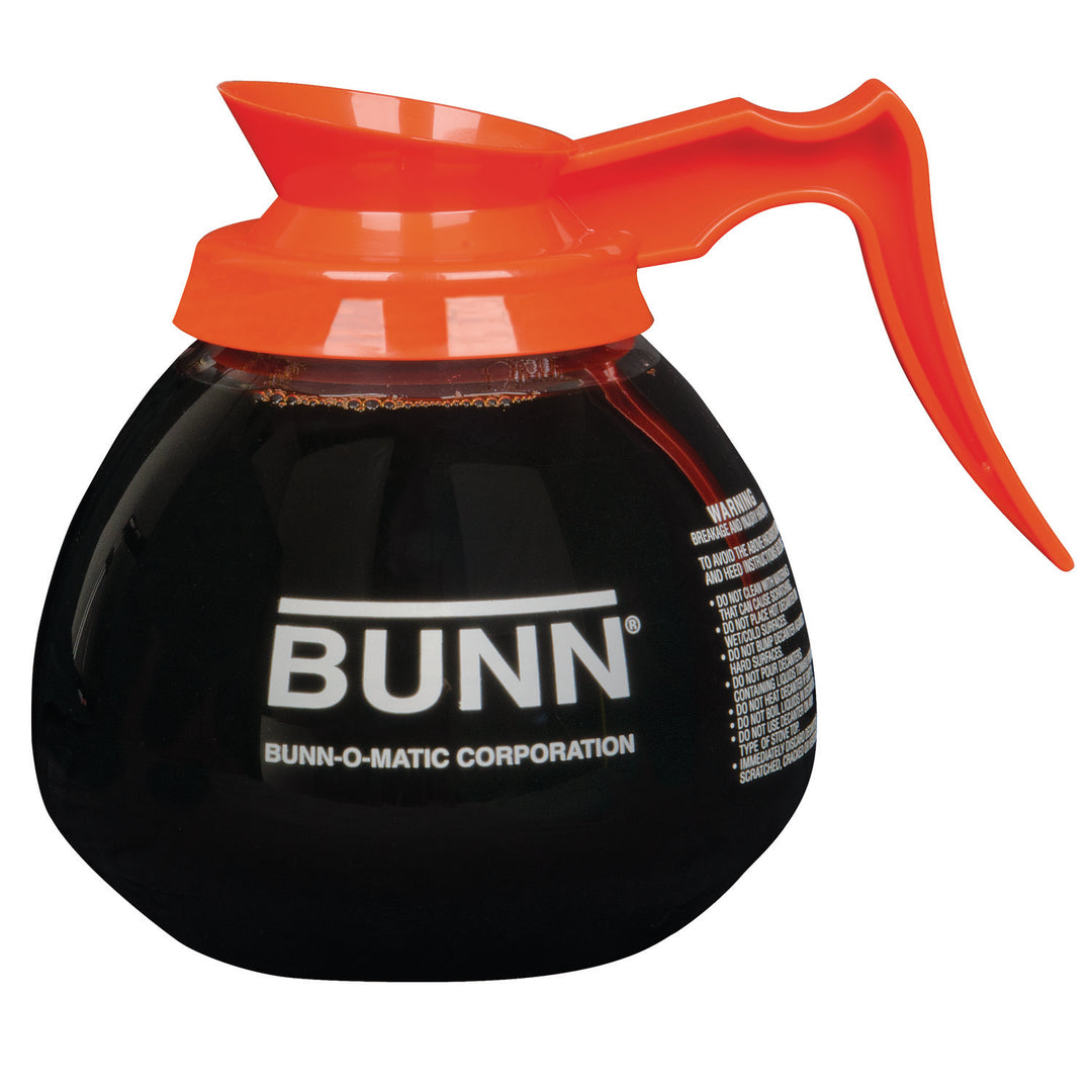 Bunn Orange Handle Glass Coffee Decanter-3 Count