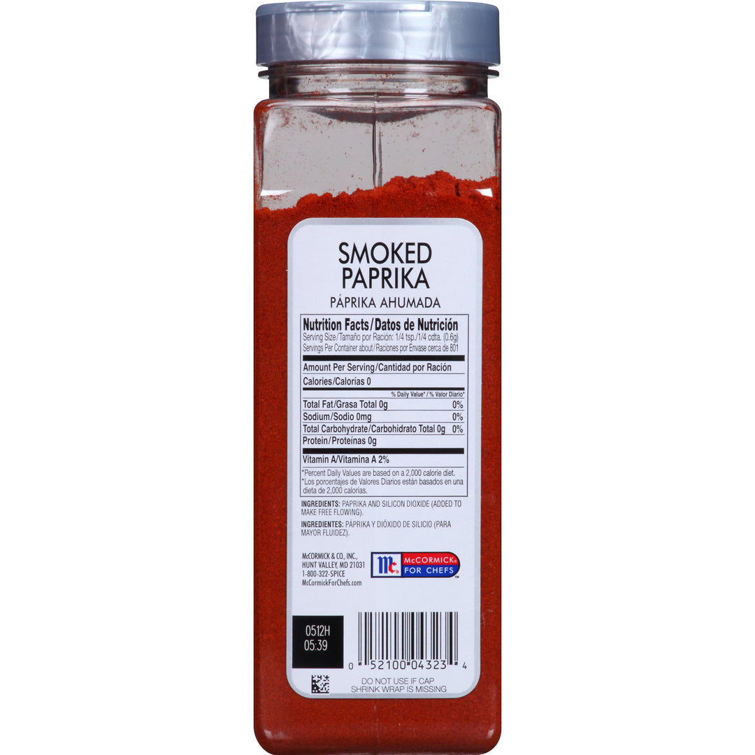 Mccormick Kosher Smoked Paprika-17 oz.-6/Case