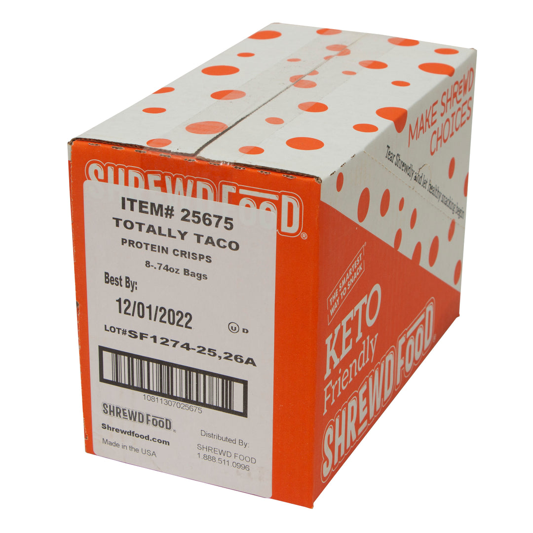 Shrewd Food Totally Taco Pop-0.74 oz.-8/Case