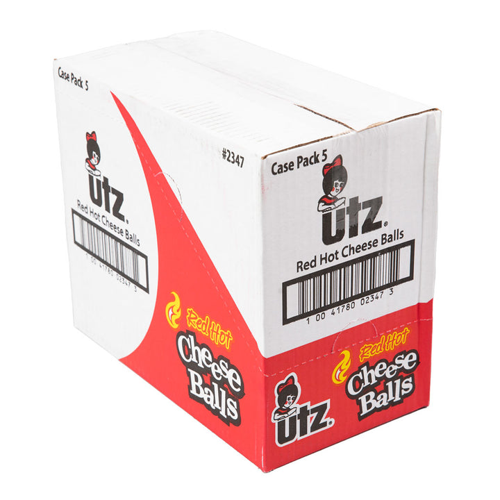Utz Red Hot Cheese Balls-2.5 oz.-5/Case