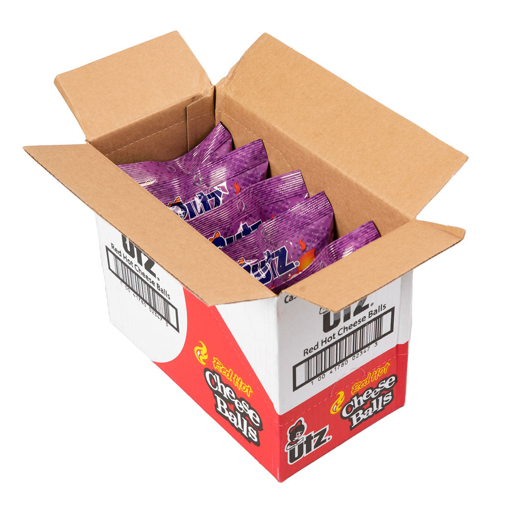 Utz Red Hot Cheese Balls-2.5 oz.-5/Case