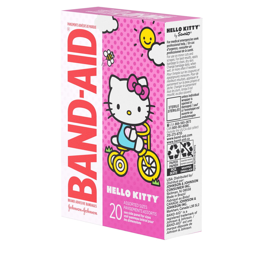 Band Aid Brand Hello Kitty Assorted Sizes Bandage 24/20 Cnt.