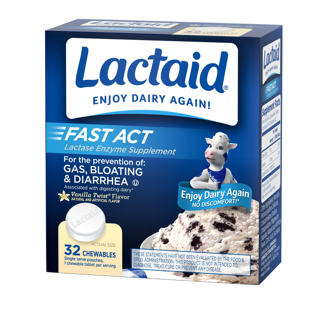 Lactaid Fast Action Chewable Tablet 24/32 Cnt.